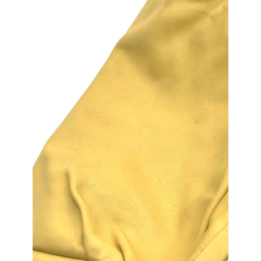 Coach Parker 230 Yellow Leather Zip Shoulder Hobo Bag Pleated Purse # 13442 Y2K - Picture 13 of 13
